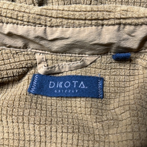 Dkota Grizzly Grayson Brown Button Up Fleece Shirt Size Large - Picture 7 of 10